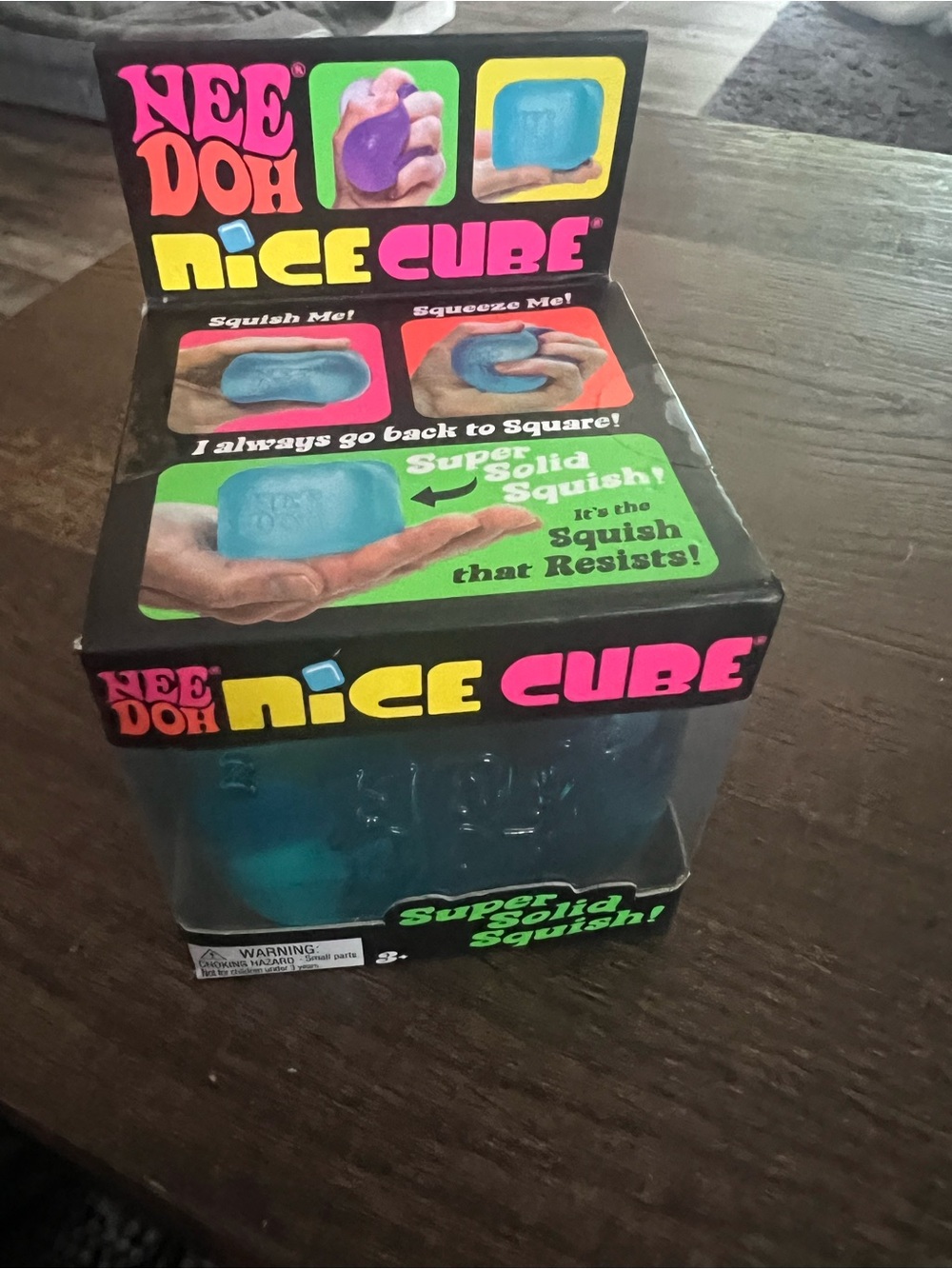Nee Doh Nice Cube Stress Toy - Blue